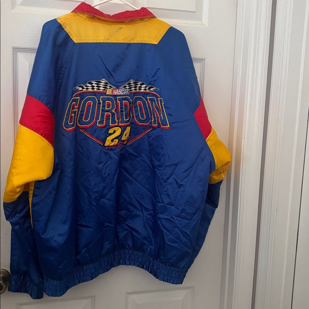 Nascar Blue and Yellow Jacket - Picture 2 of 12